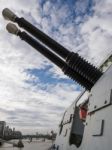 Bophors Guns On Hms Belfast Stock Photo