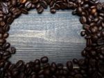 Coffee Beans Frame Stock Photo