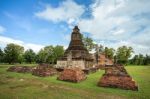 Wat Jedi Jed Teaw Temple In Sukhothai Province, Thailand Stock Photo