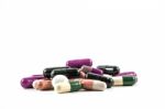 Heap Of Medicine Pills Stock Photo