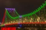 Story Bridge In Brisbane, Queensland Stock Photo