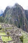 View Of Machu Picchu Stock Photo