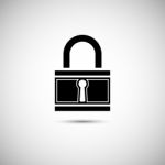 Lock Icon Stock Photo