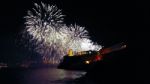 Fireworks In Valletta During A Fiesta, Summer Event Stock Photo