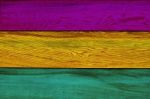 Colorful Wooden Plank Texture Stock Photo