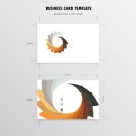 Abstract Creative Business Cards Design Template Stock Photo