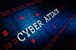 2d Illustration Abstract Cyber Security Stock Photo