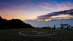 Helipad At Sunrise On Doi Ang Khang Stock Photo