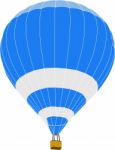 Hot Air Balloon Illustration Isolated Stock Photo