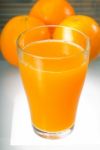 Fresh Orange Juice Stock Photo