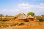 Farmland Landscape In Ethiopia Stock Photo