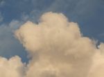 Clouds Of A Storm Over The City Float  Stock Photo