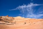 Strange Cloud Formation In Zion National Park Stock Photo