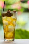 Longan Water Stock Photo