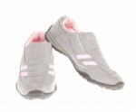 Sport Shoes On White Background  Stock Photo