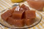 Traditional Quince Jam Stock Photo