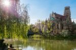 Saint Johns Protestant Church In Stuttgart, Germany Stock Photo