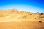 Eastern Desert Landscape In Egypt Stock Photo