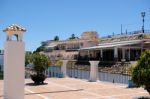 Mijas, Andalucia/spain - July 3 : Typical  Restaurant In Mijas Stock Photo