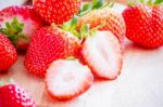 Fresh Strawberries Stock Photo