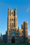 Ely, Cambridgeshire/uk - November 23 : Exterior View Of Ely Cath Stock Photo