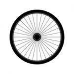 Bicycle Wheel Stock Photo