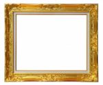 Golden Frame Stock Photo