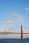 25th April Bridge In Lisbon, Portugal Stock Photo