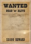 Wanted Dead Or Alive Stock Photo