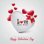 Red Love Heart, Valentines Day Concept Stock Photo