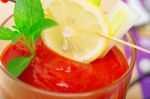 Fresh Tomato Juice Stock Photo