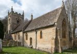 View Of St. Peter's Church In Upper Slaughter Stock Photo