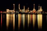 Petroleum Refinery Plant Stock Photo