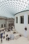 The Great Court At The British Museum In London Stock Photo