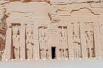 Temple Of Hathor And Nefertari In Abu Simbel Stock Photo