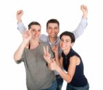 Brother And Sisters Having Fun Stock Photo