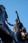 Bronze Sculpture By Thomas Thornycroft Commemorating Boudicca Stock Photo