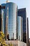 Los Angeles, California/usa - July 28 : Skyscrapers In The Finan Stock Photo