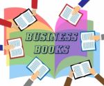 Business Books Means Commerce Education And Information Stock Photo