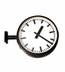 Isolated Of Clock Stock Photo