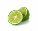 Bergamot Isolated On The White Background Stock Photo