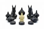 Thai Chess Pieces Stock Photo