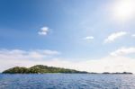 Blue Sky And Sea At Koh Miang Thailand Stock Photo