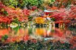 Daigoji Temple In Autumn, Kyoto. Japan Autumn Seasons Stock Photo