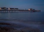 Nighttime At Southwold Pier Stock Photo