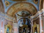 Interior View Of The Parish Church In Ortisei Stock Photo