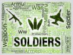 Soldiers Words Means Comrade In Arms And Gi Stock Photo