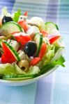 Greek Salad Stock Photo