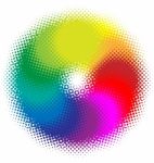 Colorful Halftone Background Stock Photo