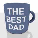 The Best Dad Mug Stock Photo